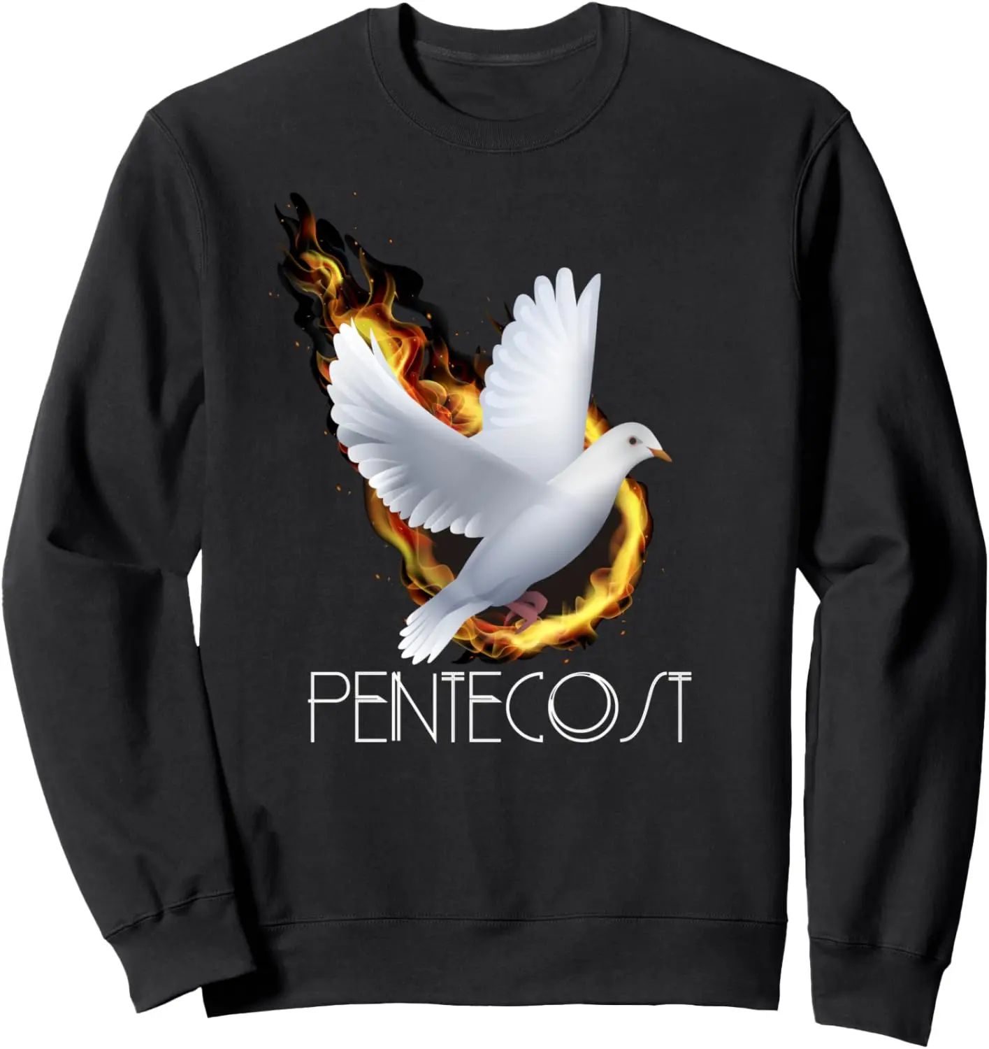 

Толстовка Pentecost Doves Tongues of Fire Flame Acts Holy Spirit Gifts