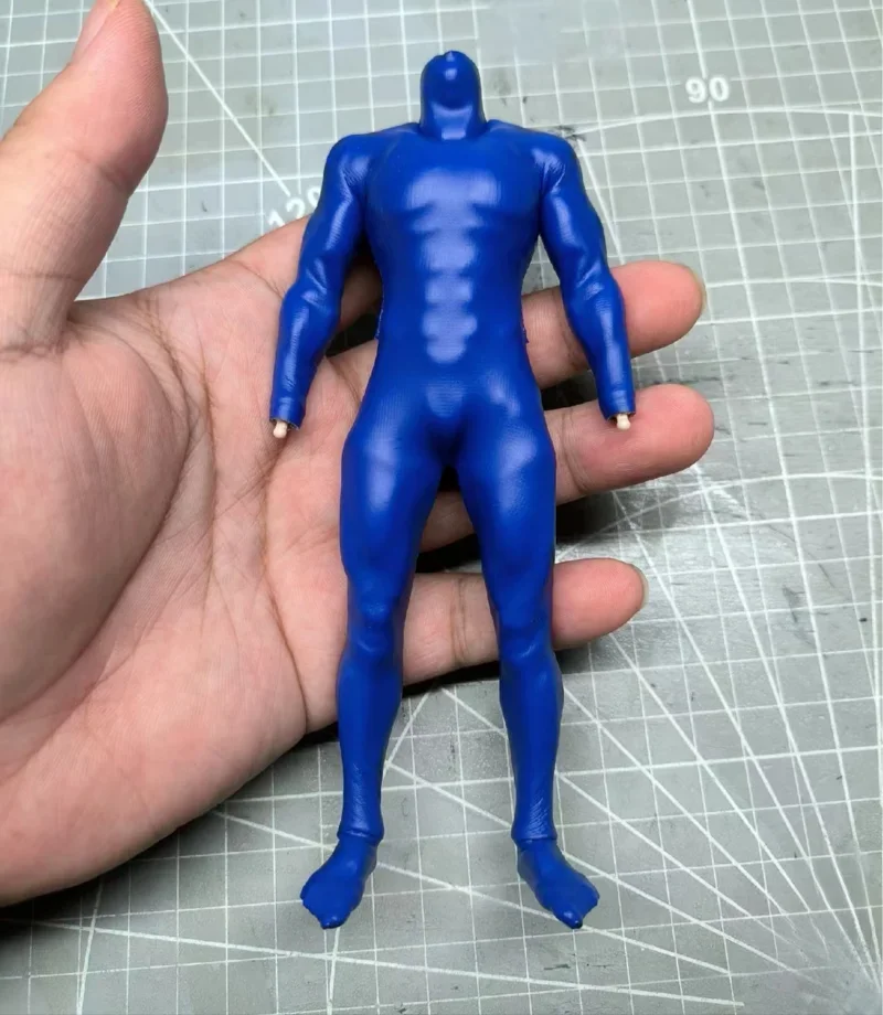 1/12 Scale Blue Jumpsuit Model for 6'' RomankeyxCOWL (no Body)