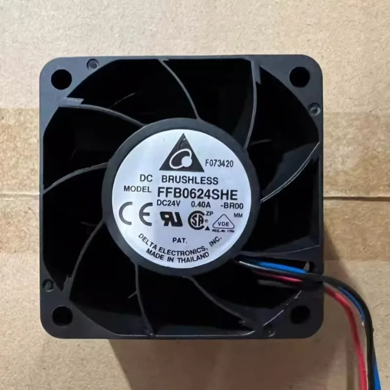 

Новый вентилятор для Delta FFB0624SHE 6 см 0,57 А 0,40 А 0,57 А 6038 инверторный охлаждающий вентилятор 60*60*38 мм