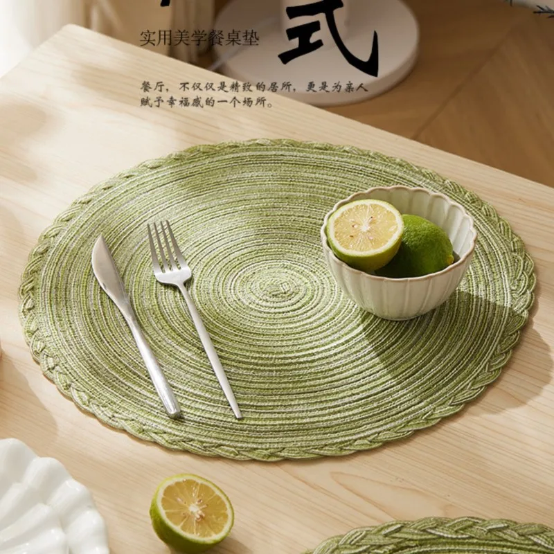 

4 шт., скандинавский коврик для столовых приборов, термостойкий, водонепроницаемый, нескользящий, моющийся, коврик для стола, чашки для ресторана, тарелки, декор стола, кухонный коврик