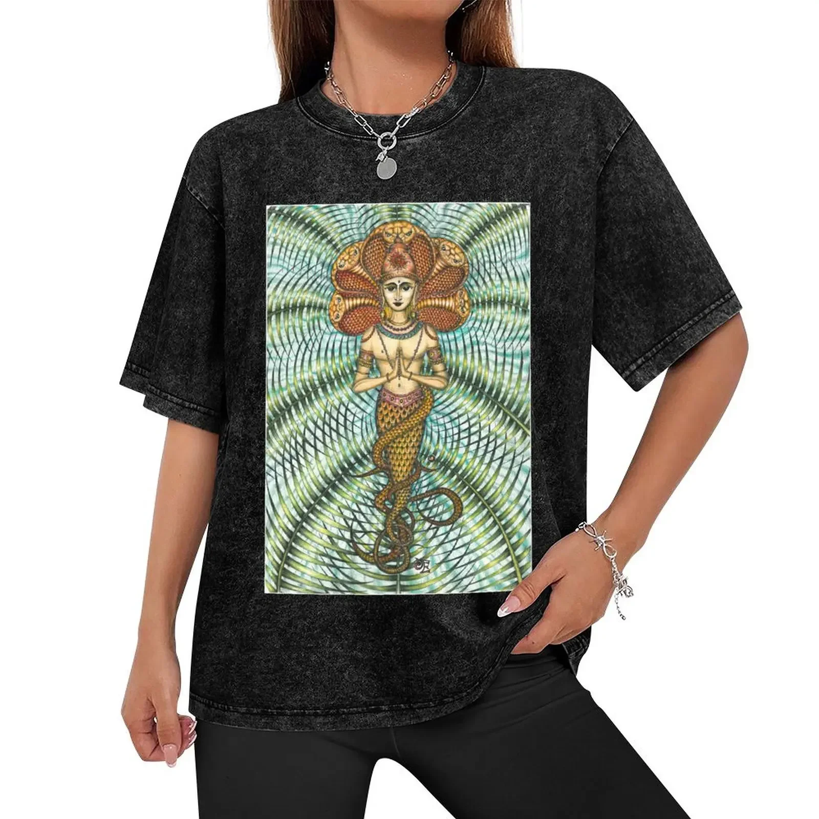 Patanjali Jungle Kaleidoscope T-Shirt summer top vintage shirts graphic tee customizeds mens graphic t-shirts anime