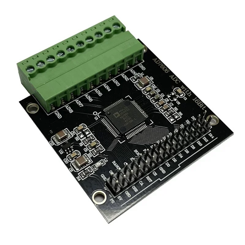 【BRAND NEW】AD7606 Multi-Channel AD Data Acquisition Module 16-Bit ADC 8-Channel Synchronization Voltage Sampling Frequency 200KH