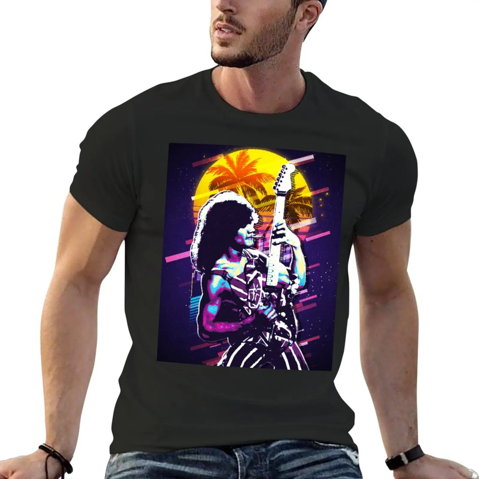 EDDIE VAN HALENsss T-Shirt summer top new edition Aesthetic clothing mens designer t shirt