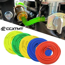 Tuyau de conduite de carburant doré pour moto, tuyau de gazole, tube souple en caoutchouc, scooter RL, Suzuki, KTM, Yamaha, Honda, Kawasaki, etc., 3m, 5m, 10m