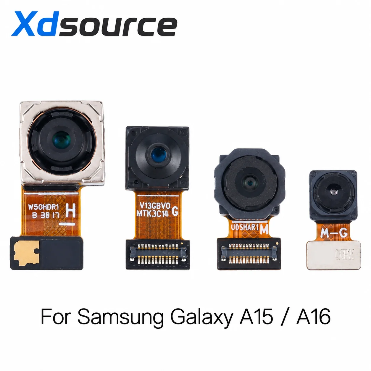 Camera Set For Samsung Galaxy A16 Macro + Wide + Main Camera + Front Camera