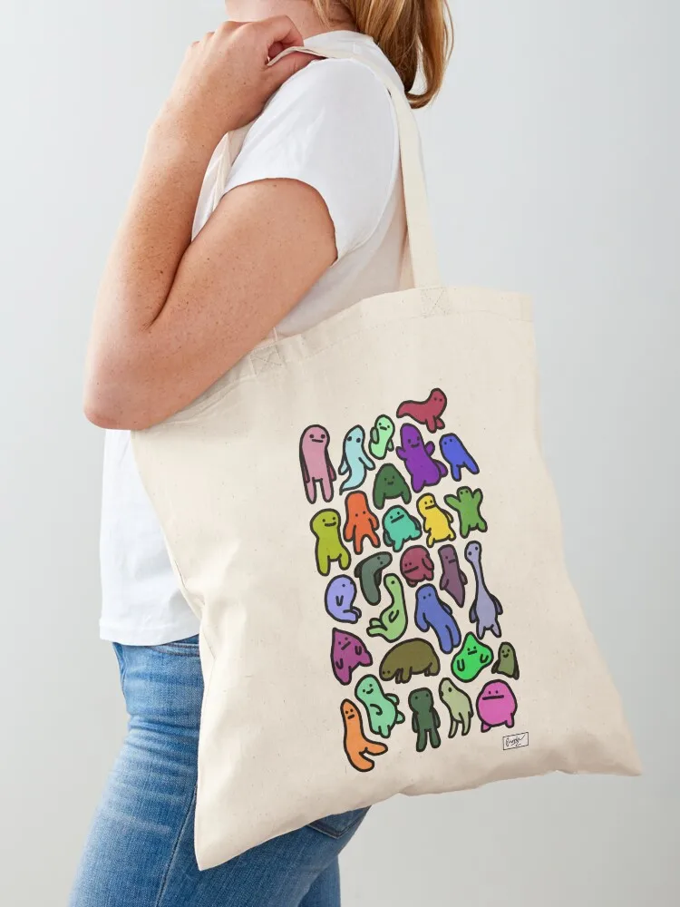 

Creature Bunch Doodle Tote Bag cute pouch bag tote bag university Canvas