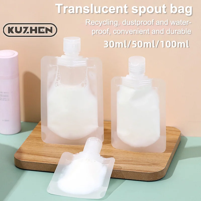 Travel Classified Storage Bag Cosmetic Lotion Sample Portable Travel Storage Bag Disposable Classified Bathing Squeeze Bag