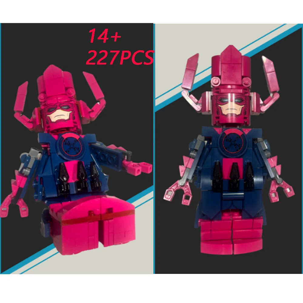 Moc 227 pçs fantásticos quatro galactus diy modelo blocos de construção montagem criativa brinquedo educativo engraçado para o presente natal do miúdo
