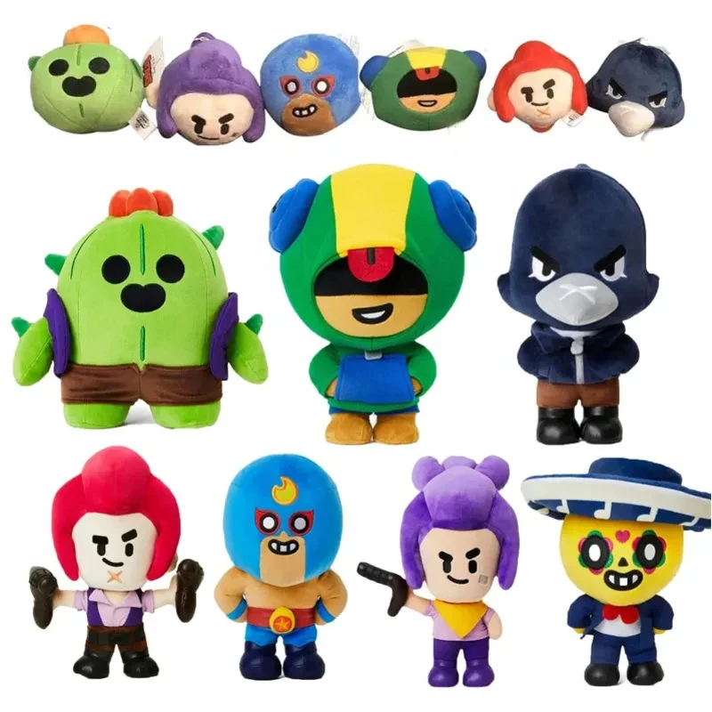 Game Plush Toy Dolls Kid Heroes Crow Spike Stuff Anime Figure Model Cotton Dolls Boy Christmas Gifts Collectible