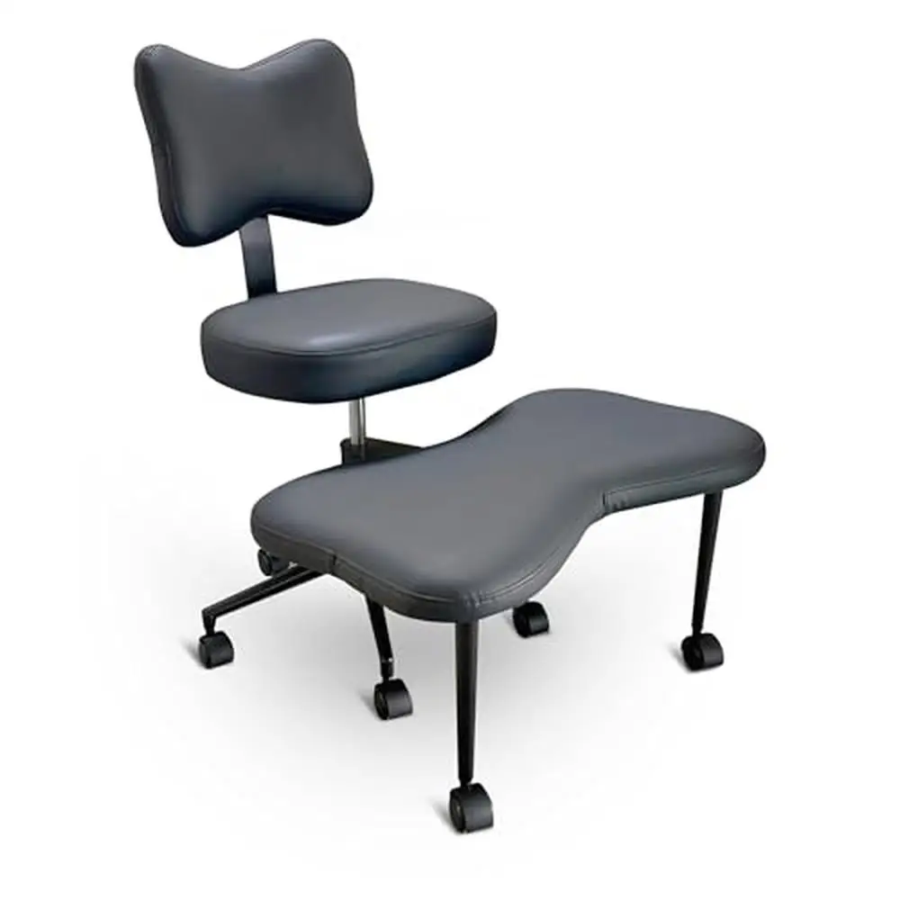 

ADHD Office Chair with Ergonomic Back Support Fidgeting & Yoga Cross Legged Desk Chair Swivel Seat & Foot Rest Height Adjustable