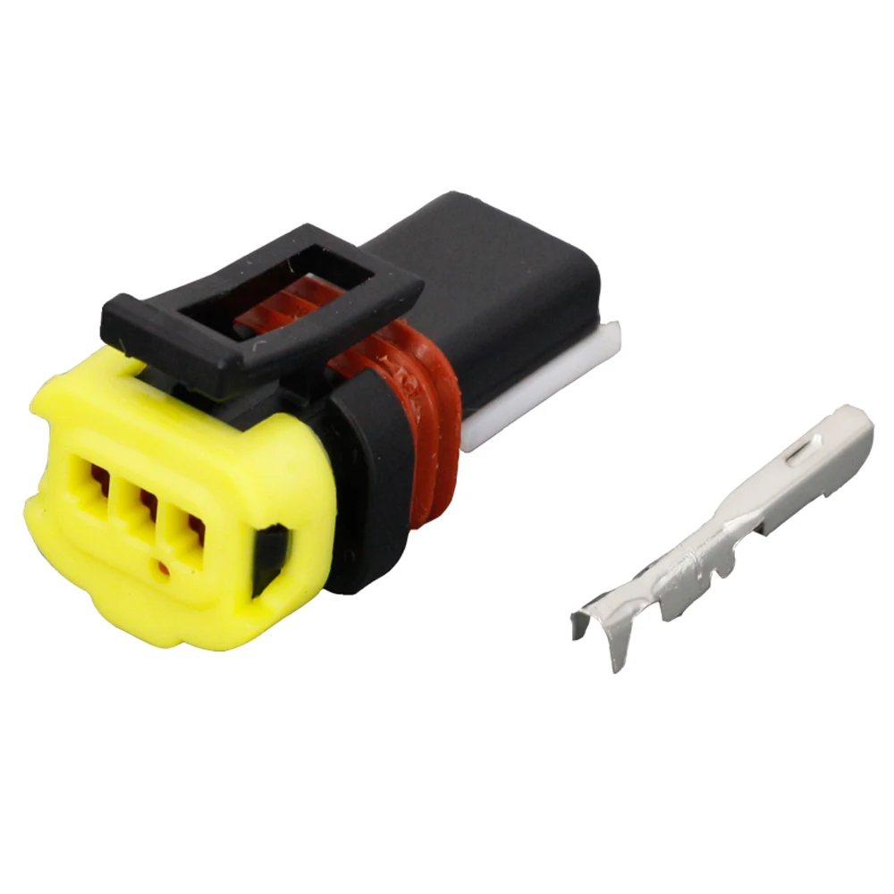 

3 Pin Waterproof Car Connector Connector With Terminal Plug DJ7035-0.6-21 3P
