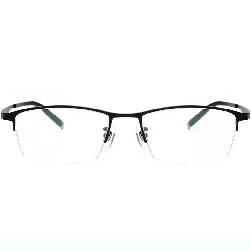 BCLEAR Business Men Luxury Titanium Glasses Half Frame Optical Frames Retro Trend Spectacle Eyeglasses High Quality Light Glass