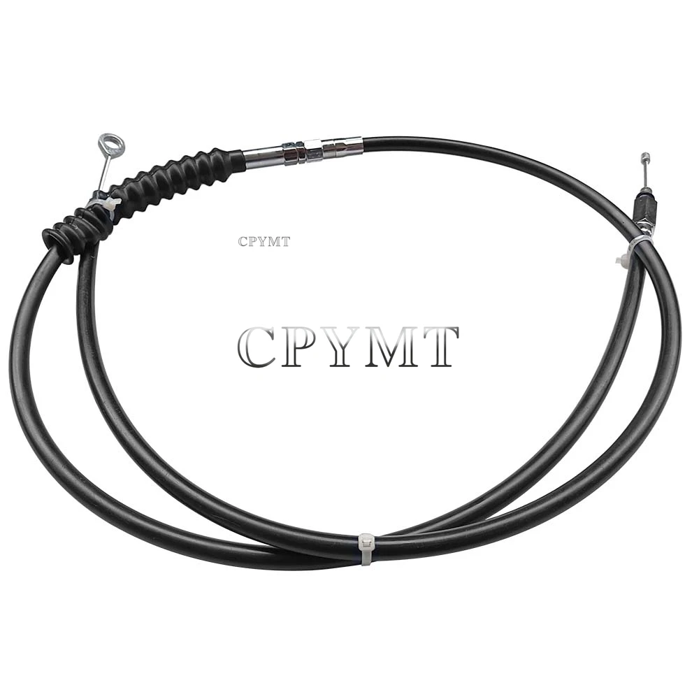Black 140cm 160cm 180cm Motorcycle Clutch Line Cable fit For Harley Sportster Iron XL 883 XL1200 Dyna Softail Fat Boy Road King