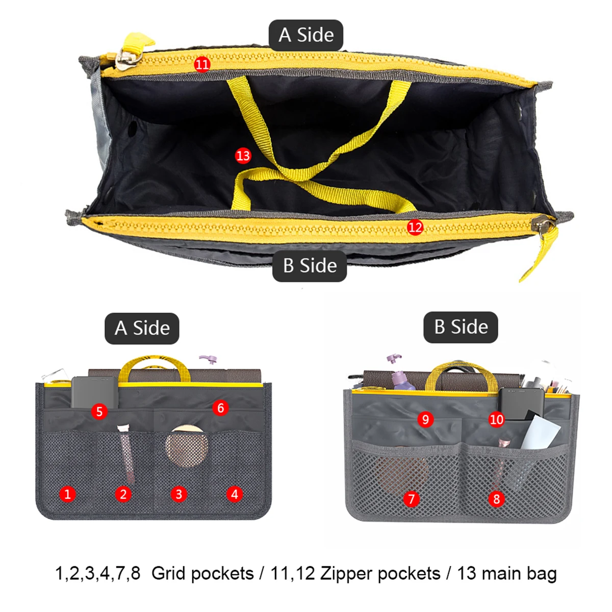 Seyahat Ekleme Çanta Organizat - Reusable Zip Bag incelemesi ve fiyatı
