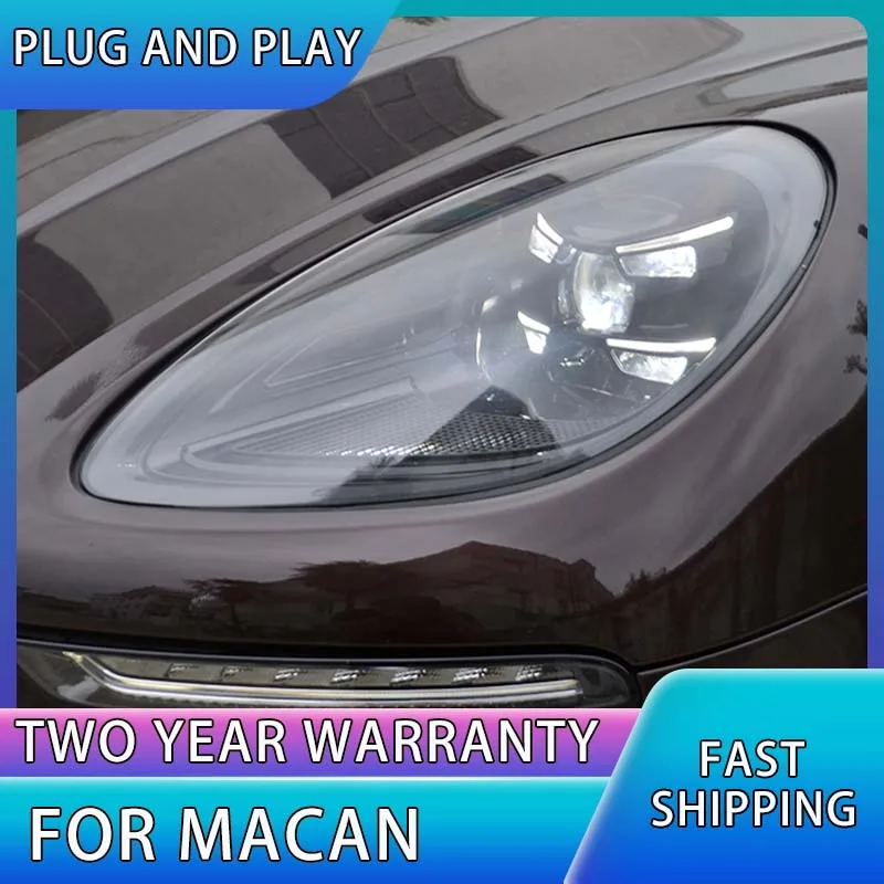 Car Styling Head Lamp for Porsche Macan Headlights 2014-2023 Macan LED Headlight Projector Lens Drl Automotive Accessories