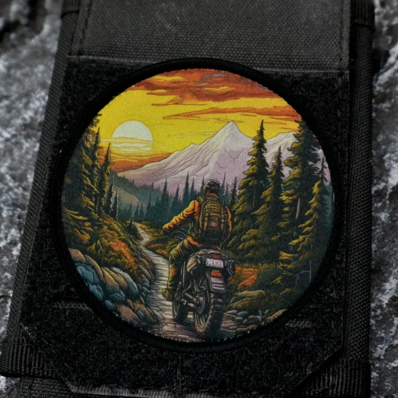 "الغنيمة" المعنويات التكتيكية التصحيح المطبوعة هوك وحلقة شعار شارة عسكرية القتالية شارة الظهر ملصقات #5