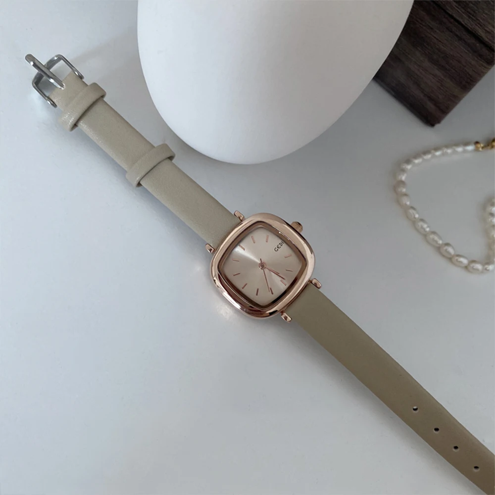 Free shippings Fashion Simplicity Square belt Watch For women's girl student Chain watch strap watch Women's accessories