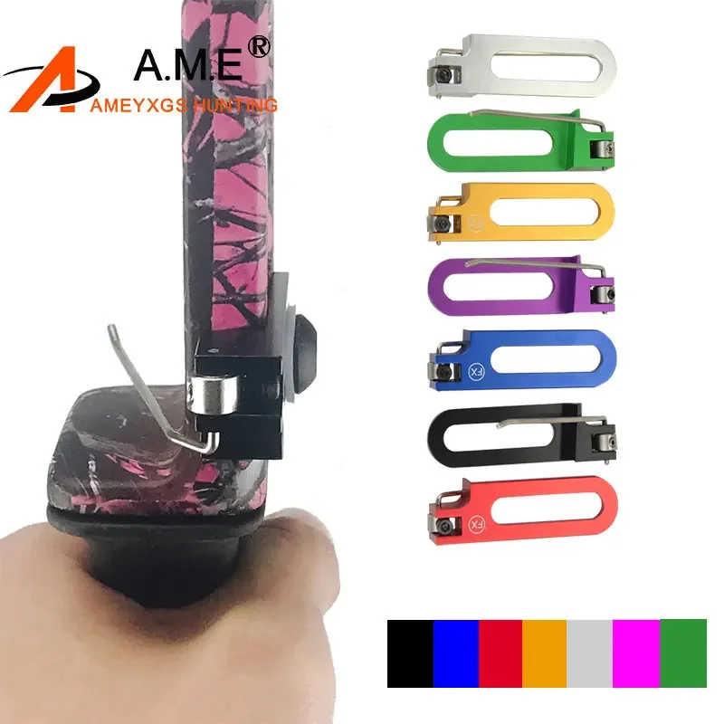 6 Colorful Archery Arrow Rest Left / Right Hand Magnetic Rest Aluminum Alloy for Archery Recurve Bow Shooting and Hunting