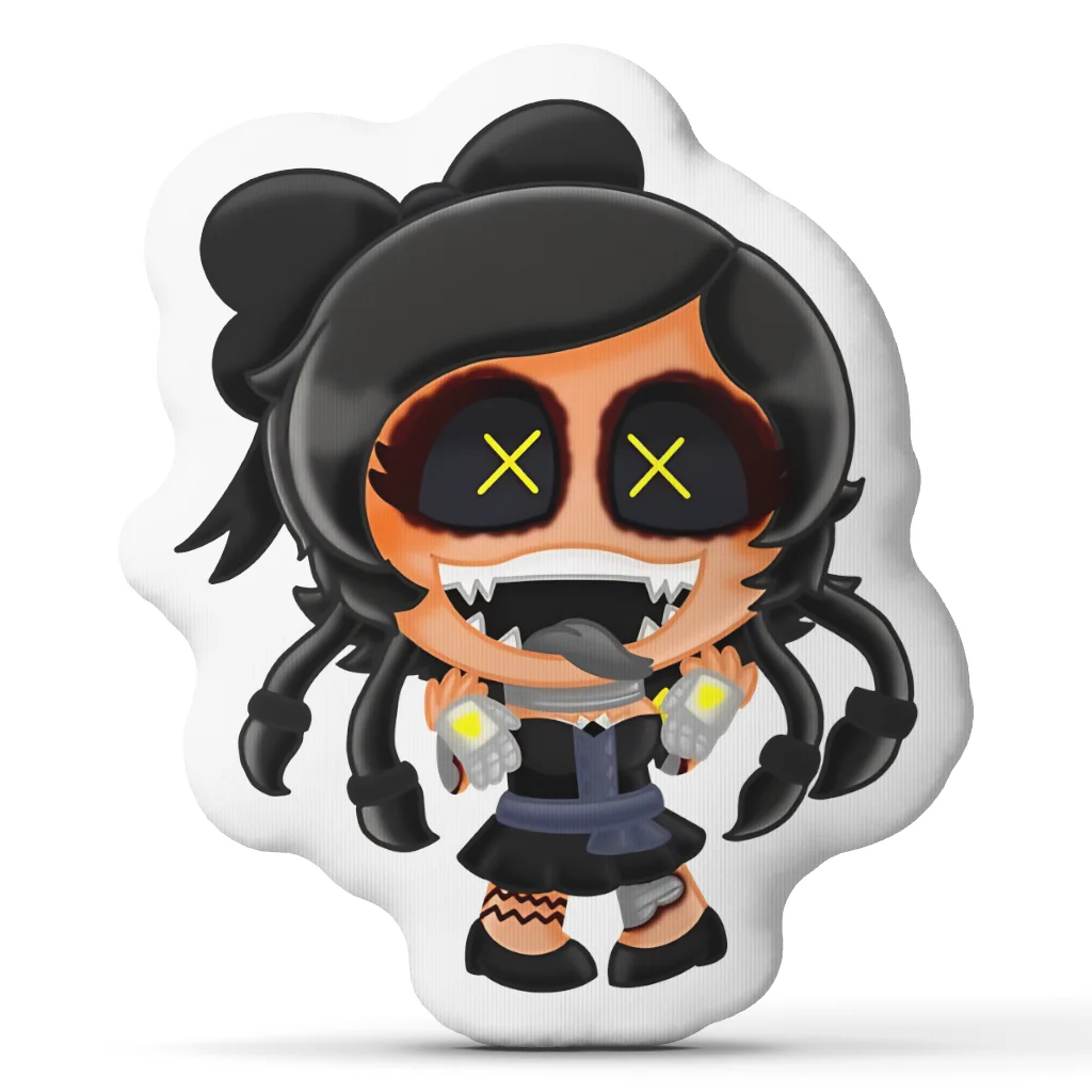 Chibi Cyn Murder Drones Shaped Stuffed Throw Pillow Cute Robot Character Cushion Sci Fi Bedroom Home Decor Accent Fan Gift