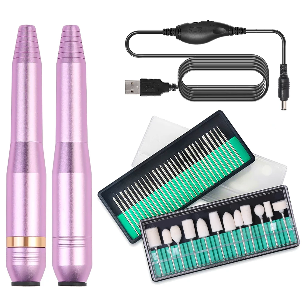 

CNHIDS Professional Strong Electric Nail Drill Machine Set Grinding Equipment Mill For Manicure Pedicure Nail Polishing Tool