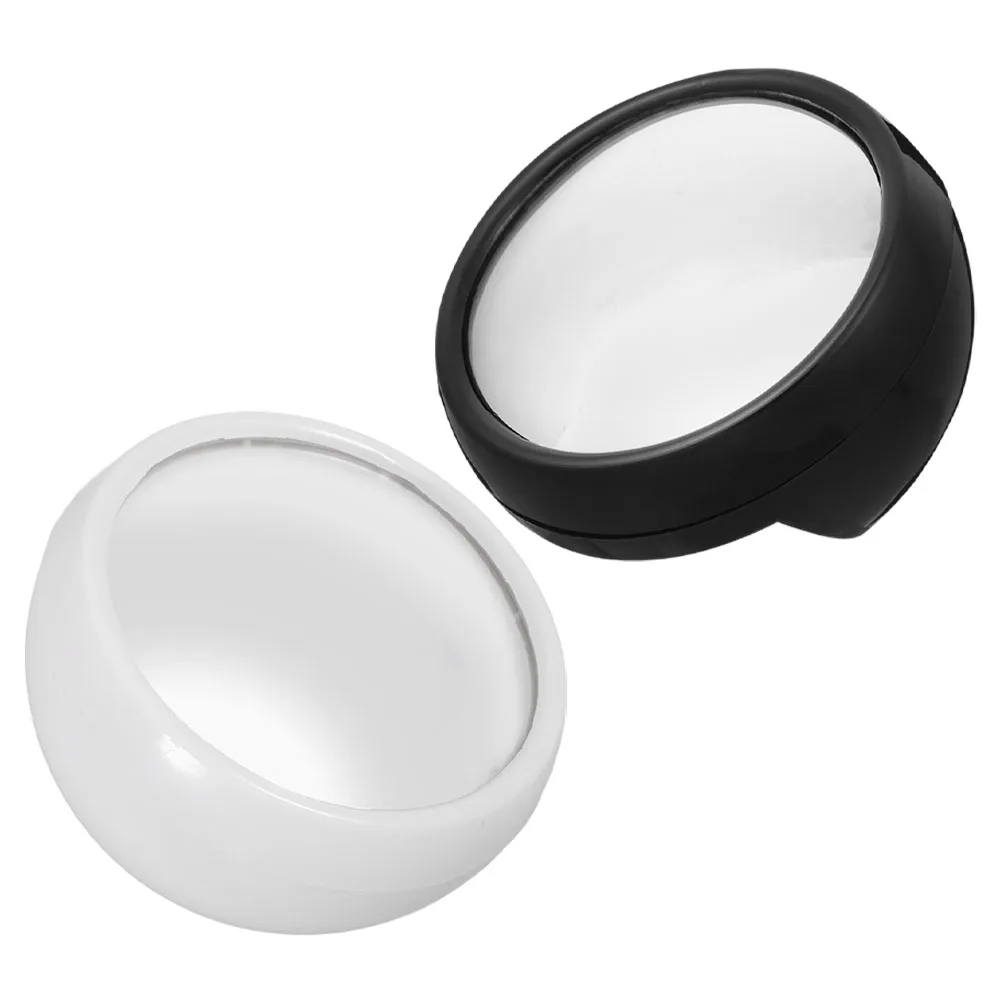 

2 Pcs Computer Mirror Automotive Wide View Rear Monitor Desk Privacy Anti Peeping Safety Adjustable Car Boat Visor Accessories