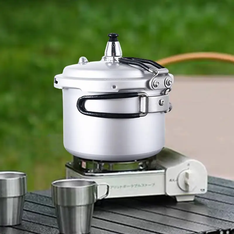 Camping Pressure Cooker Portable Rice Cooker Kitchen Pressure Cooker Cookware For Outdoor Outdoor Camping Cook Tool Steamer