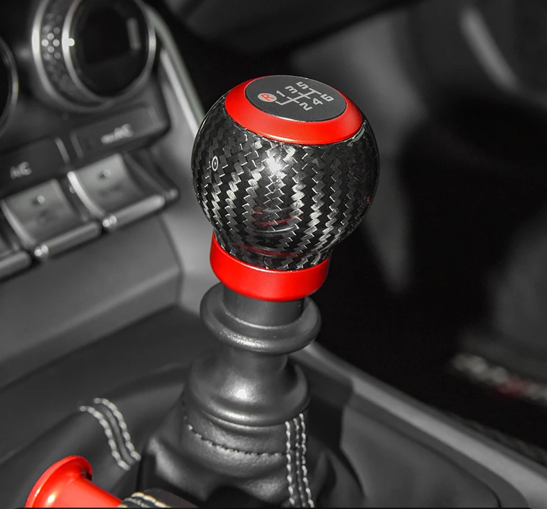 

Tantan Carbon Fiber Gear Shift Knob Replacement Applicable For Toyota GR 86 Subaru BRZ Interior Accessories Stickers