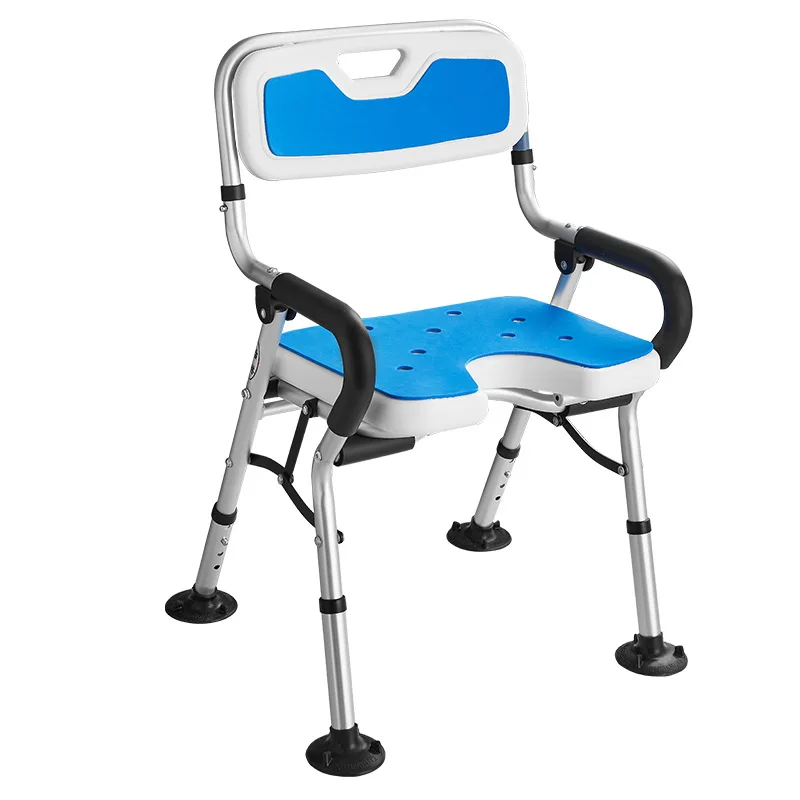 

New bathroom bath bath chair elderly pregnant women folding safe non-slip toilet shower roll-in shower stool
