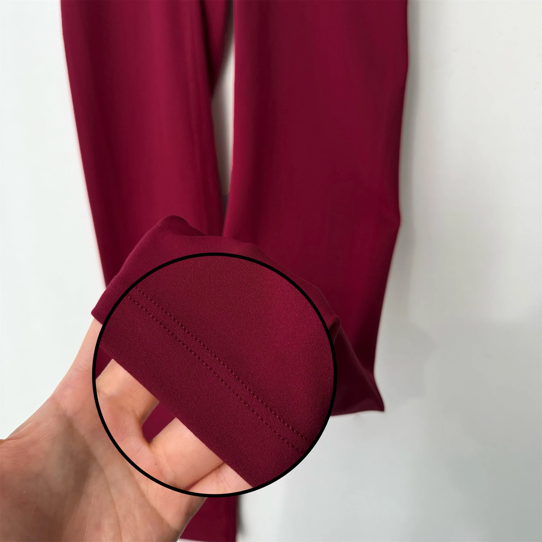 Frauen Gym Yoga Hosen Hohe Taille Nackt gefühl Laufen Radfahren Leggings Atmungsaktive Sport Nahtlose Stretchy Fitness Yoga Hosen – Detail 5