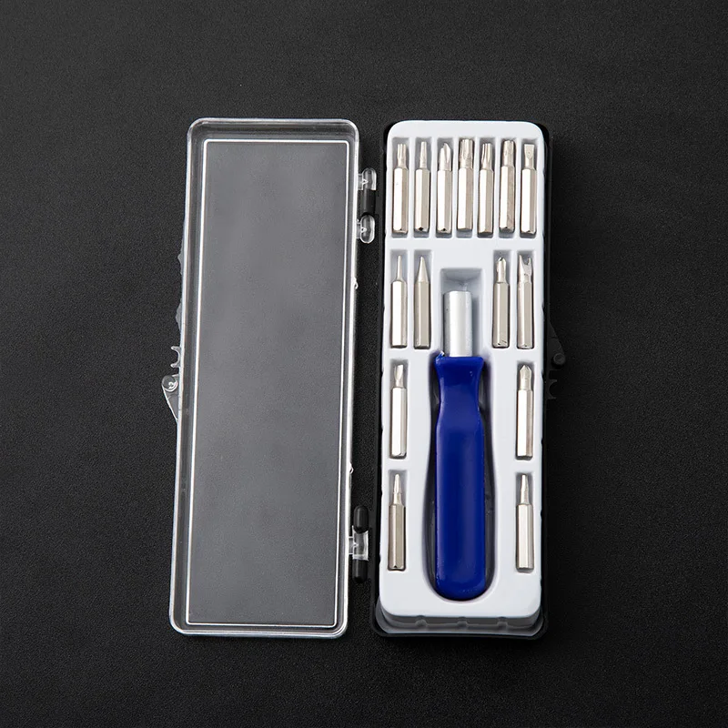 Multifunctional Screwdriver Set 16 in 1 Combination Multi Bits Precision Mini Magnetic Kit Mobile Phone IPad Camera Home Repair