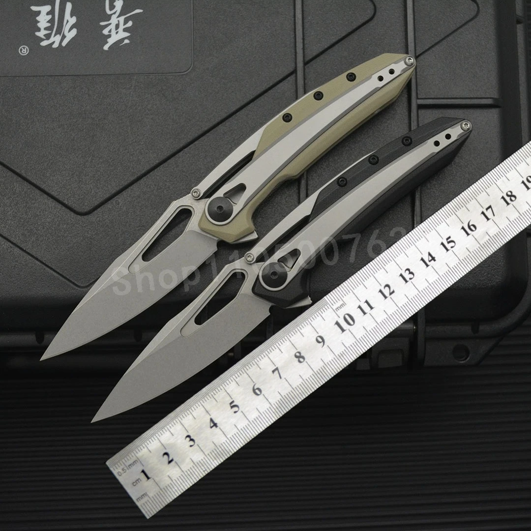 

0990 Складной нож 3,22 дюйма, лезвие D2, сталь 420, + ручка G10, высокая твердость, острый портативный карманный нож для кемпинга для путешествий