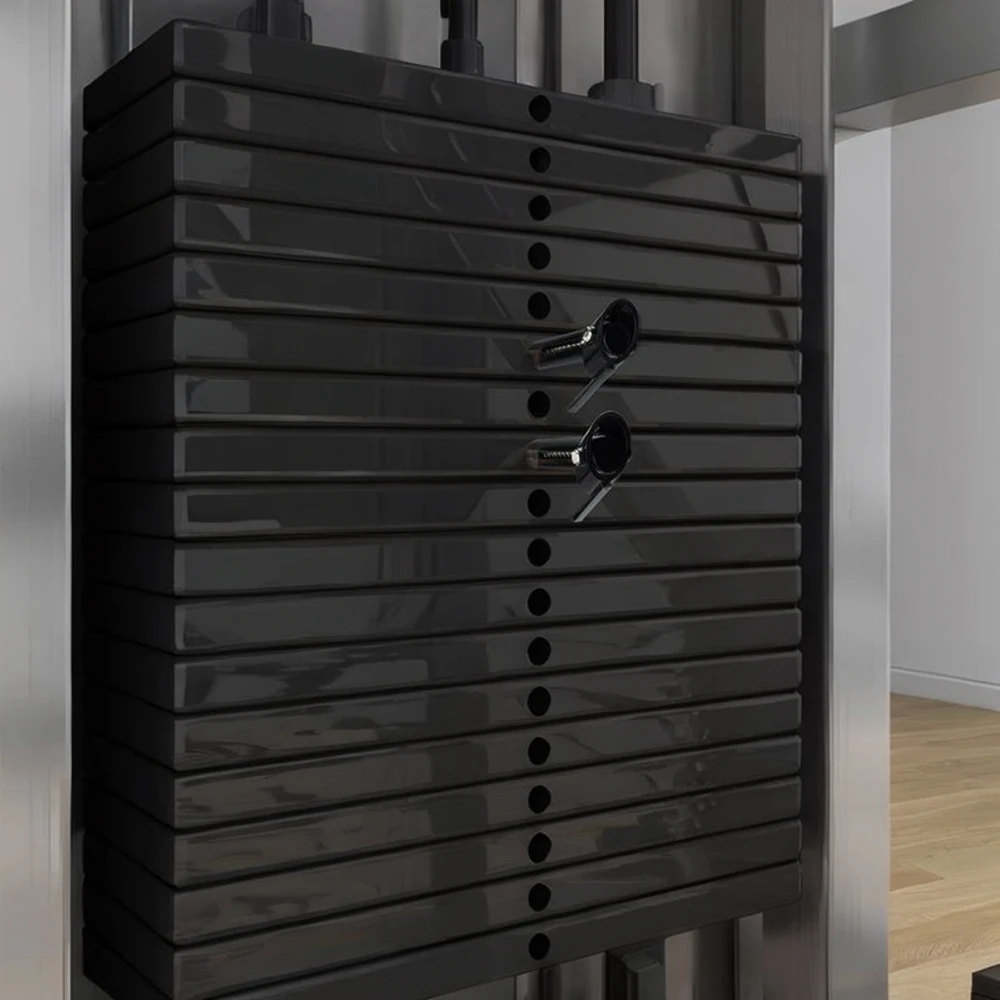 عبوتان من دبابيس الوزن شديدة التحمل (9.5/7.8 مم) - قفل آمن لأقصى أداءً في صالة الألعاب الرياضية وتدريبات القوة!