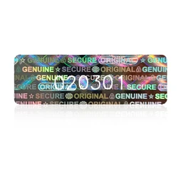 280/550Pcs Hologram Beveiliging Seal Stickers Laser Sabotage Proof Echte Originele Labels Garantie Leegte Holografische Custom Sticker