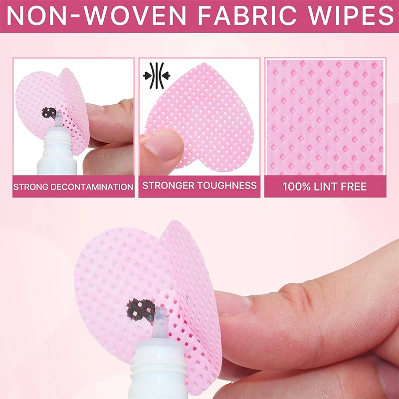 Lint-Free Wipes Napkins Remover Cotton Wipes Pads Without Fiber Manicure Art Cleaning Manicure Pedicure Gel Tools Cellulose Wipe