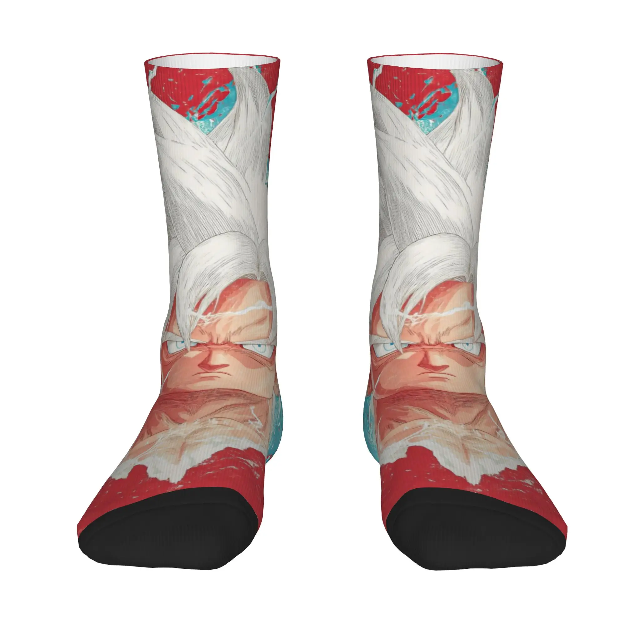 1 Pair Funny Sock Dragon Ball Son Goku (34) Rock Quality Pattern Printed Men Socks Novelty Men's Socks