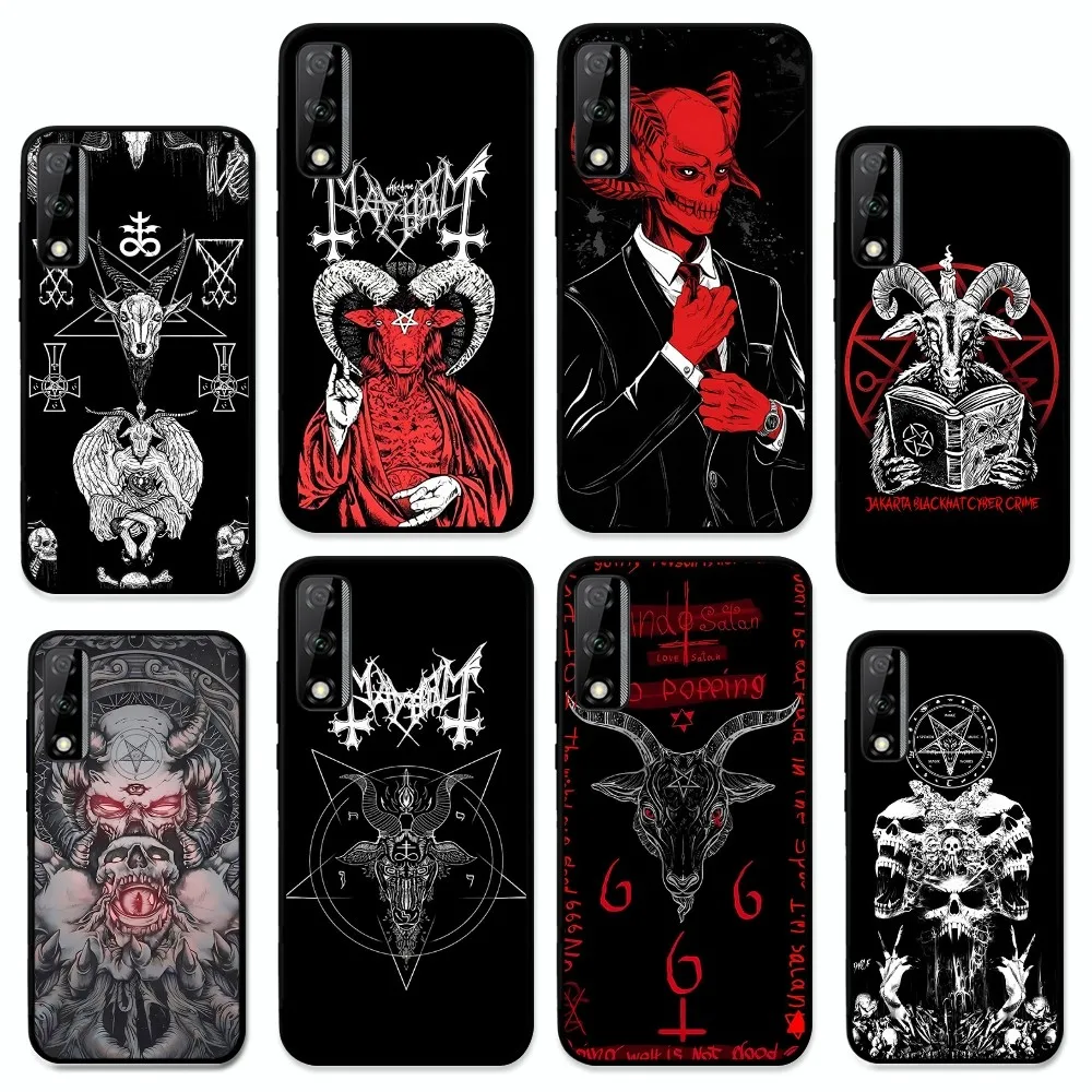 

Devil Satan Phone Case For Huawei Y9 6 7 5 Prime Enjoy 7s 7 8 Plus 7a 9e 9plus 8E Lite Psmart Shell