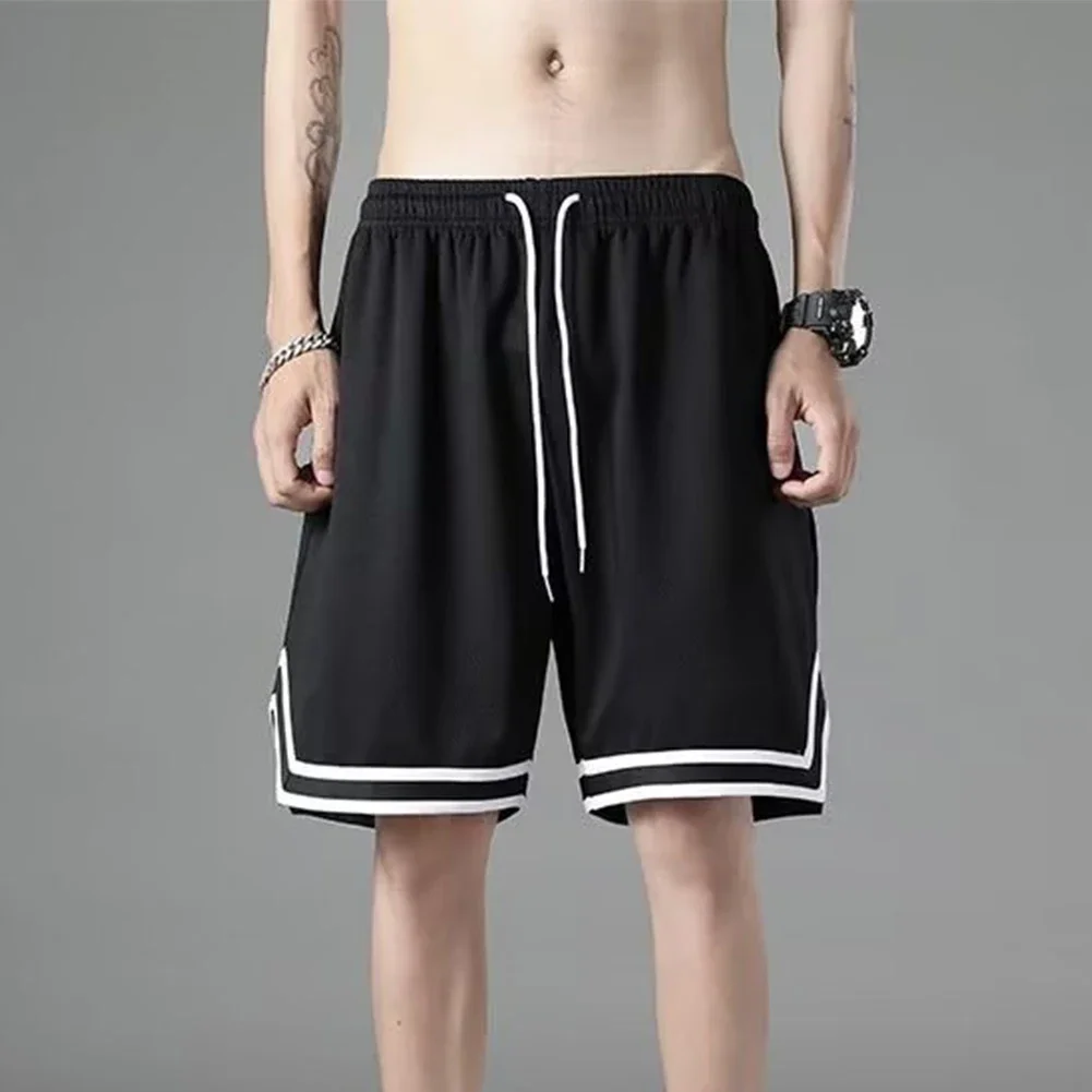 Mens Basketball Gym Shorts Casual Beachwear Workout Shorts Drawstring Running Loose Short Pants Pajamas Nightgown Pajamas