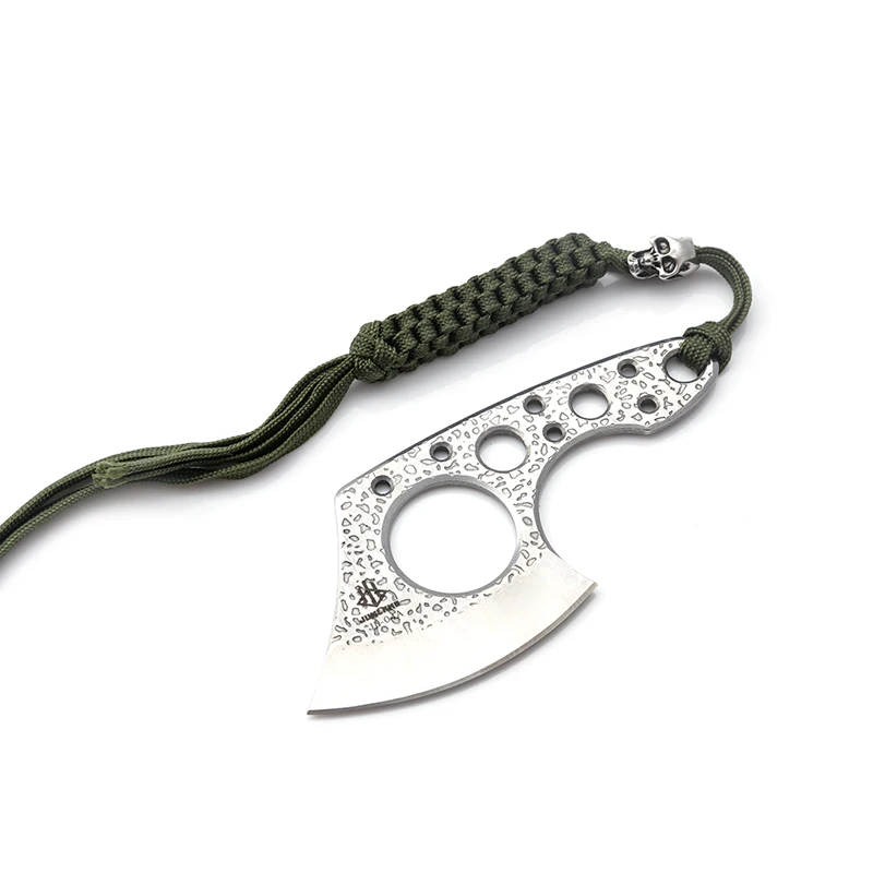 جديد صغير في الهواء الطلق التخييم المشي لمسافات طويلة المحمولة EDC الفم البرية بقاء الفأس الصغير معدات متعددة الوظائف