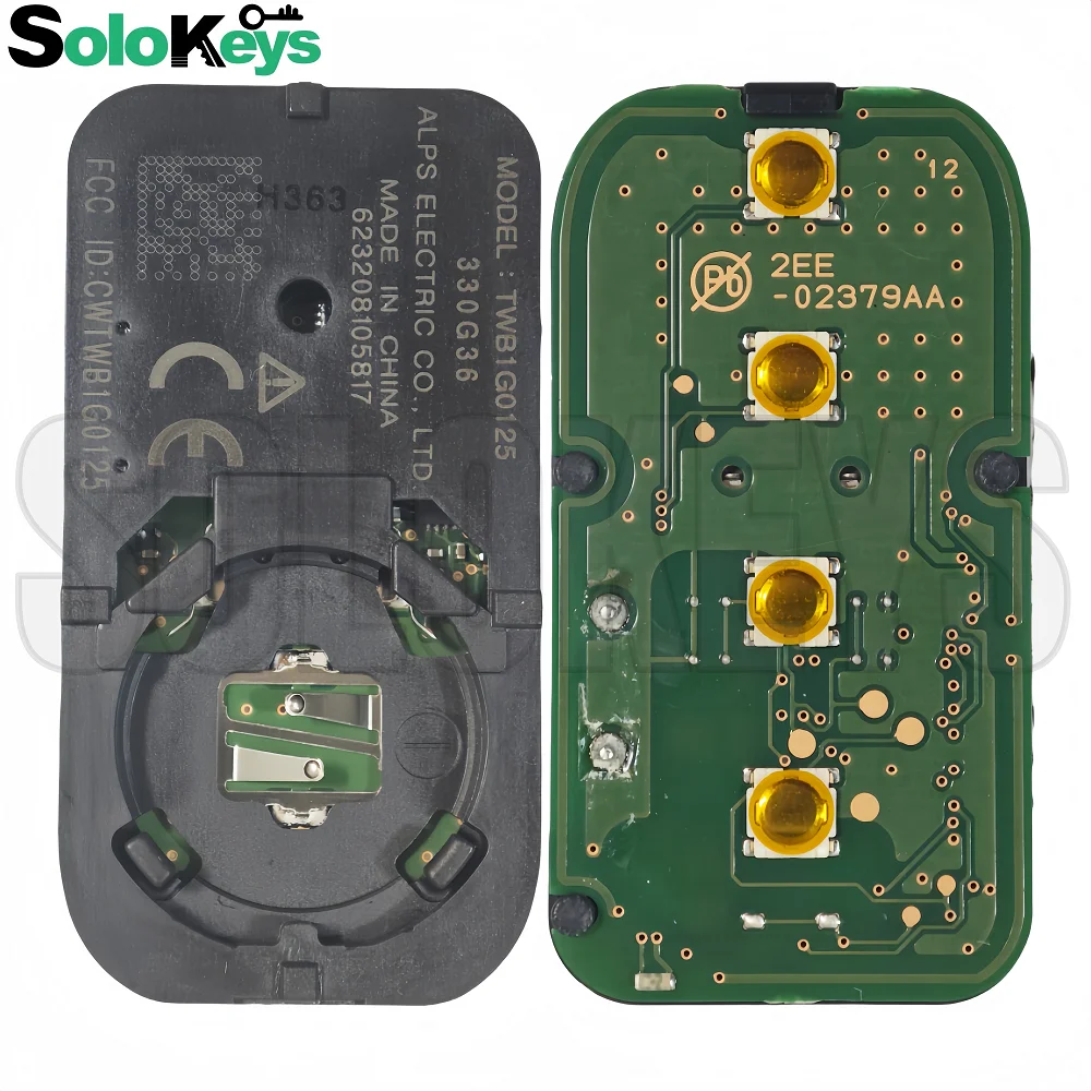 SOLOKEYS TWB1G0125 CWTWB1G0249 Original Smart Key For Toyota Rush Daihatsu Terios 018 2019 2020 2021 433FSK ID47 Chip