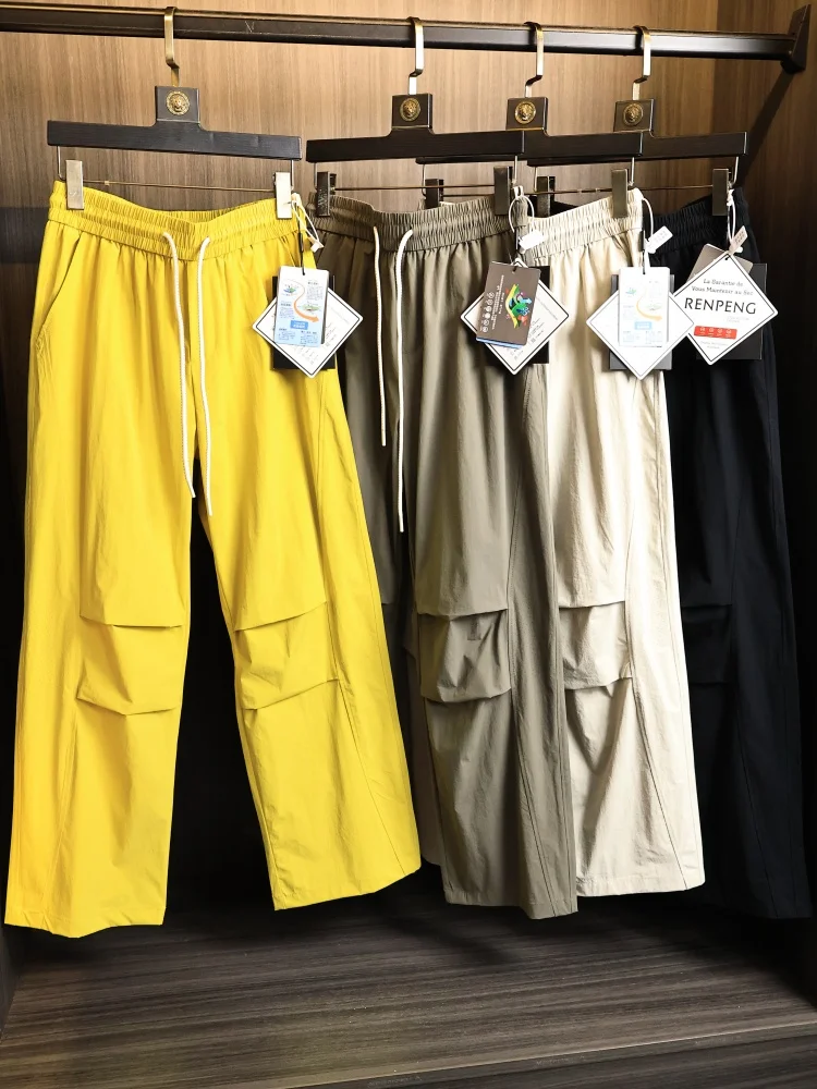 

Best Selling Men's Casual Straight Leg Pants Summer Outdoor Water Resistant Trousers Fashionable Cargo Style Comfortable Fit
