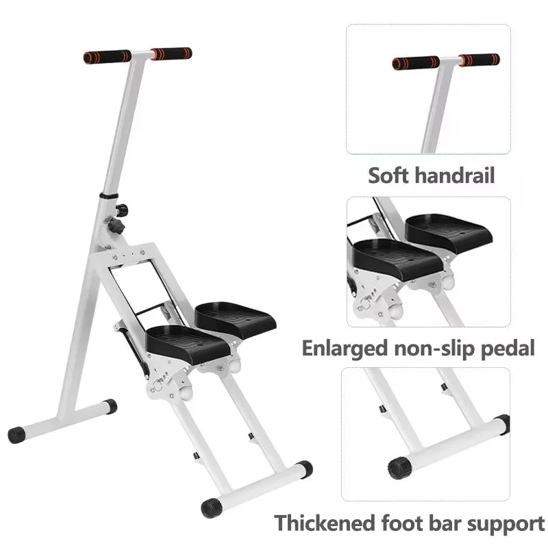 

Magnetic Aerobic Elliptical Stepper Bike - Cross Trainer Fitness Equipment, Convenient Stair-Style Machine for Home & Gym Use