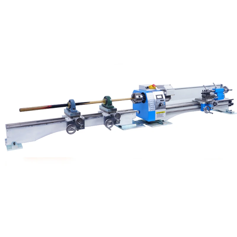 

Double Chuck Billiard Cue Lathe Mini Manual Lathe Machine Pool Cue Repair Lathe Machine