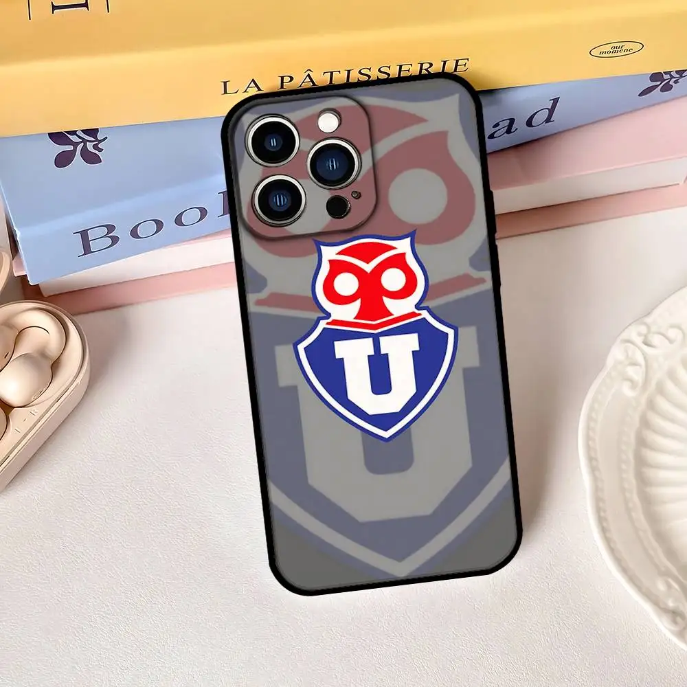 حافظة هاتف بشعار S-Chile U-University حافظة ناعمة لهاتف آيفون 17,16,15,14,13,12,11,Pro,Max,Plus,mini غطاء أسود من السيليكون #5