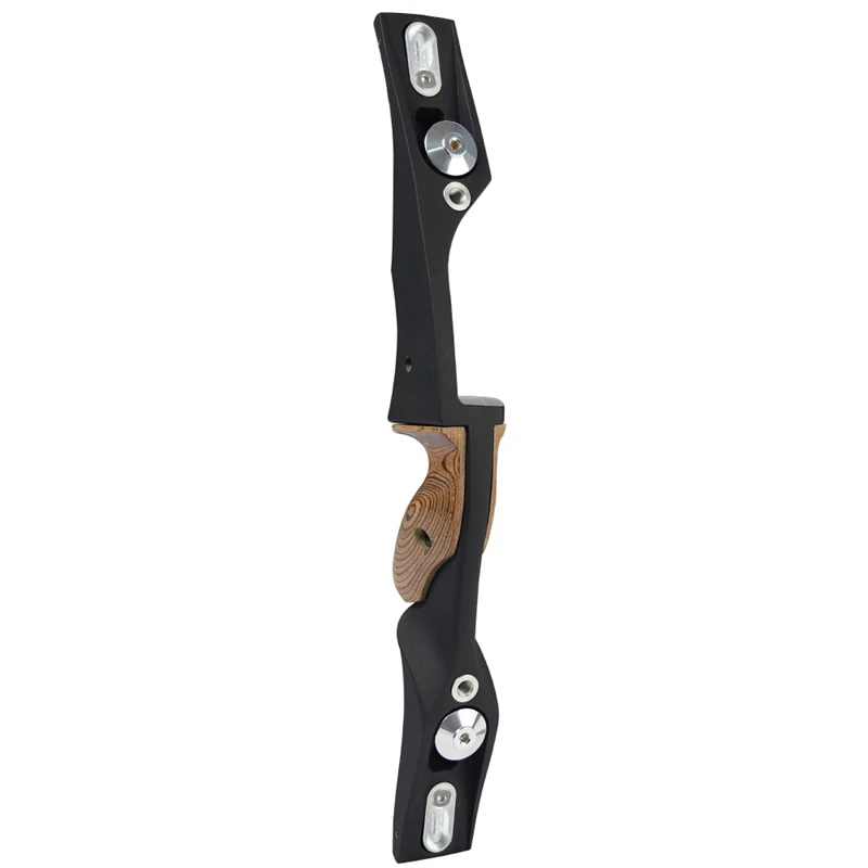 

1X 17 inch ILF Archery Bow Riser Traditional Recurve Bows Right Hand Handle Wood Magnesium Alloy for Archery Hunting ET-1
