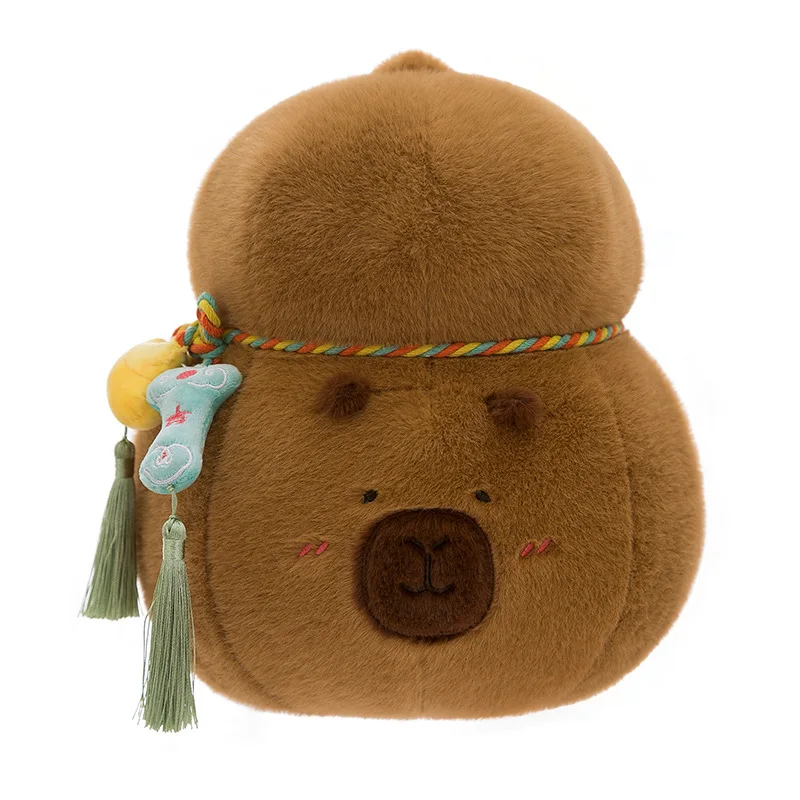 Kawaii capivara brinquedo de pelúcia bonito boneca de pelúcia para crianças aniversário presente de natal macio fofinho animal brinquedo perfeito para prêmio redenção e