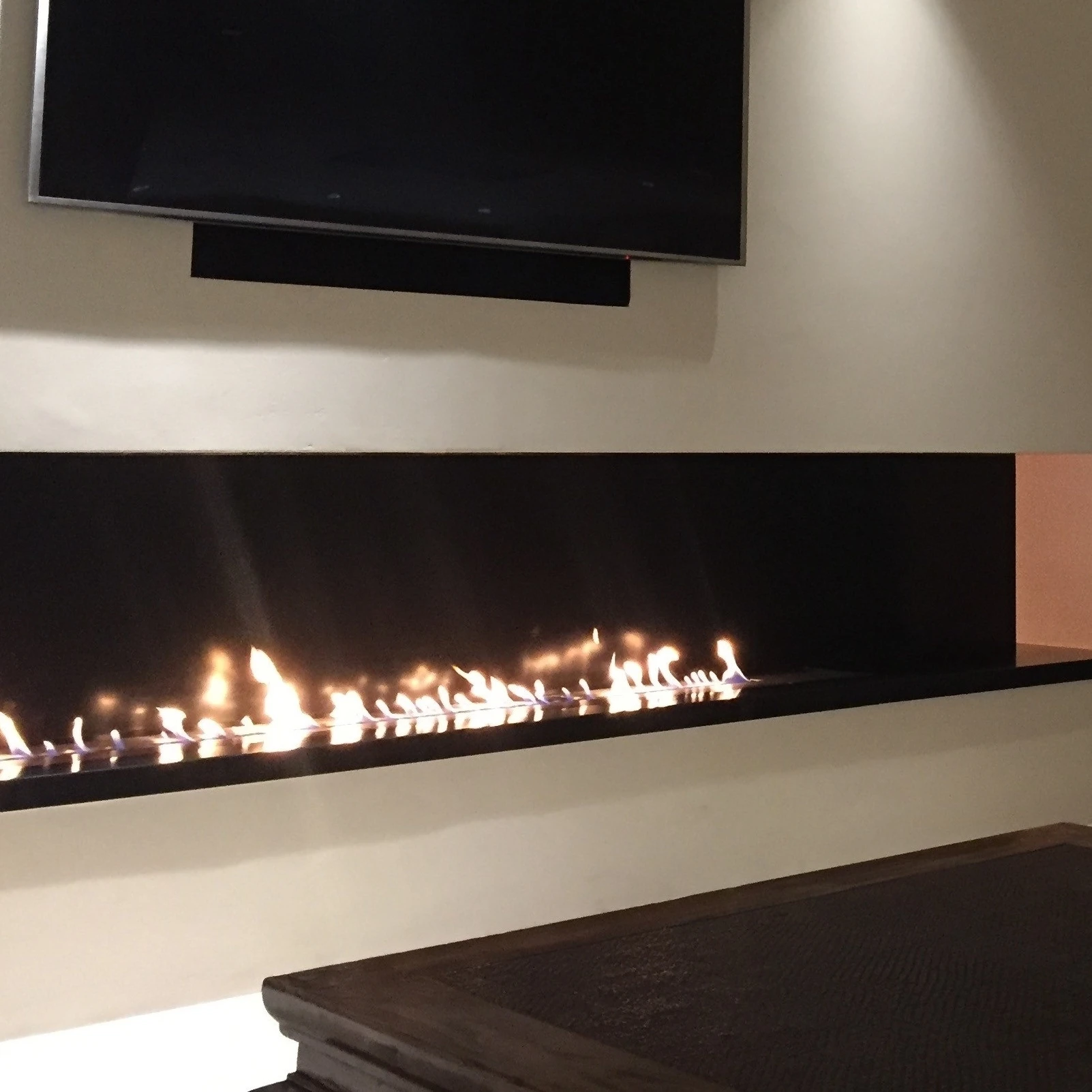 

tuya wifi smart bio ethanol kamin electric rectangle smart bio fire automatic fierplace
