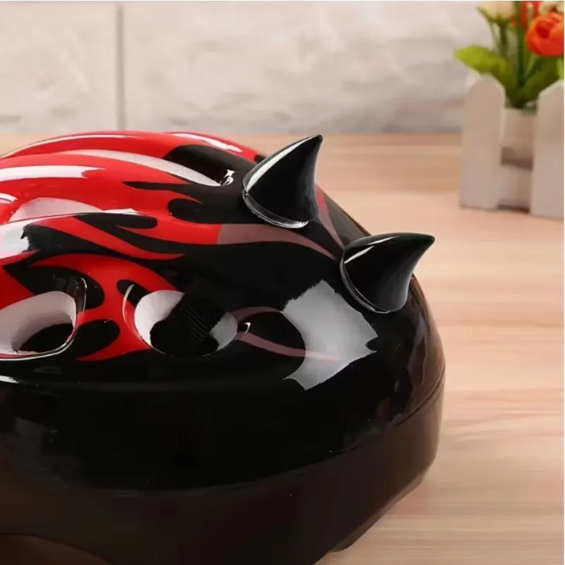 

Devil Horn Helmet Decor Suction Cup Mount PVC Multi-Color for Motorcycle Bicycle Ski Snowboard Unisex Playful Safety Design