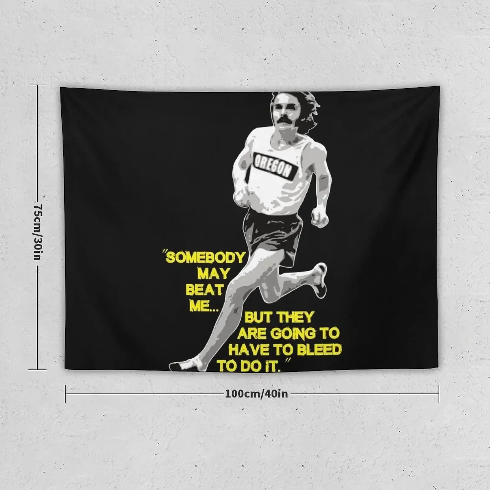 Steve Prefontaine Quote Tapestry Nordic Home Decor Christmas Decoration Funny Tapestry