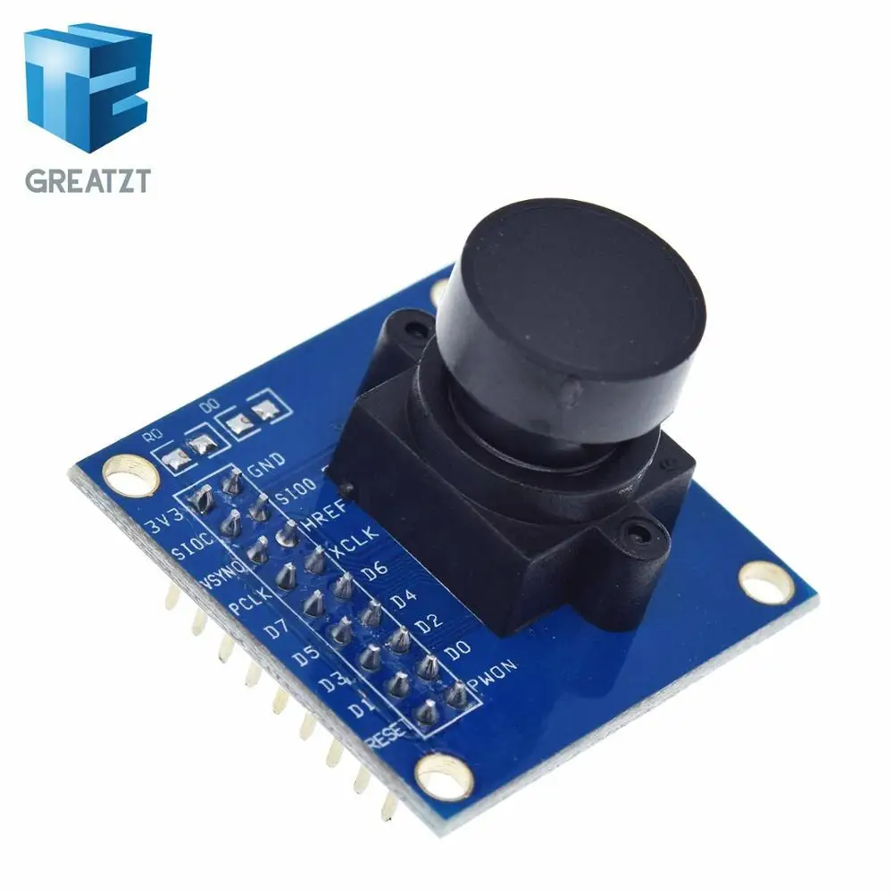 GREATZT OV7670 camera module OV7670 moduleSupports VGA CIF auto exposure control display active size 640X480 For Arduino