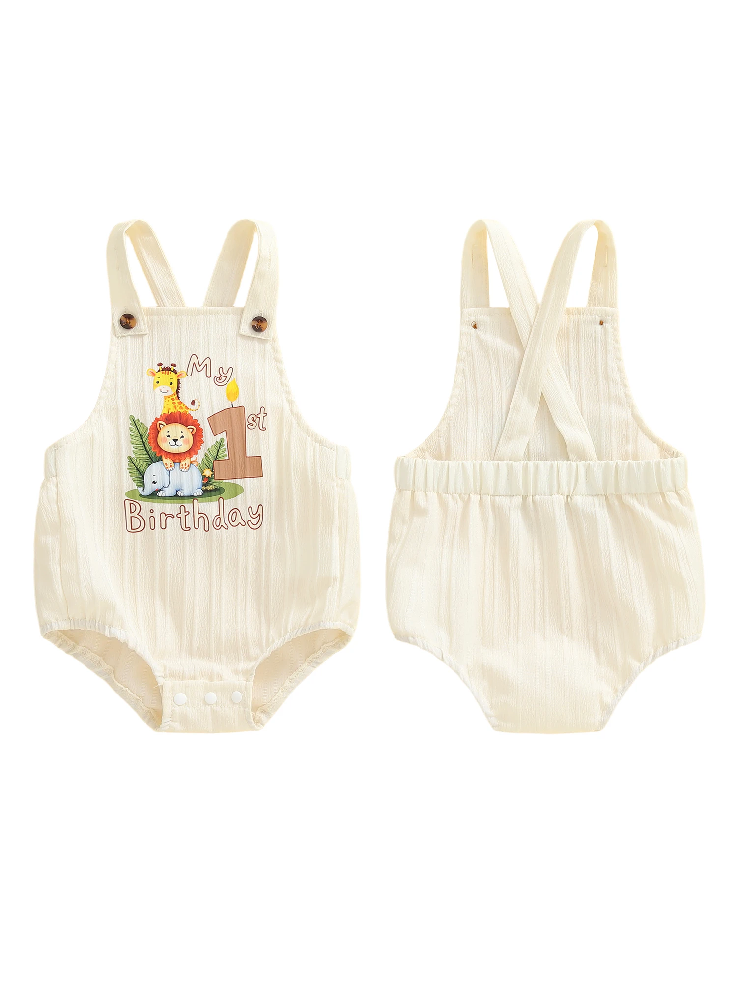 

Очаровательный комбинезон без рукавов с принтом динозавра для малышей, наряд для дня рождения, детская одежда на тему сельскохозяйственных животных для мальчиков и